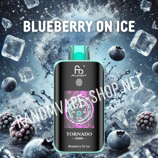 Randm-Tornado-Vape-25000-Blueberry-On-Ice RandM Tornado Vape 25000 Züge Blueberry on Ice
