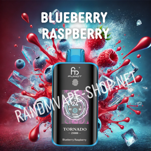 Randm-Tornado-Vape-25000-Blueberry-Raspberry RandM Tornado Vape 25000 Züge Blueberry Raspberry
