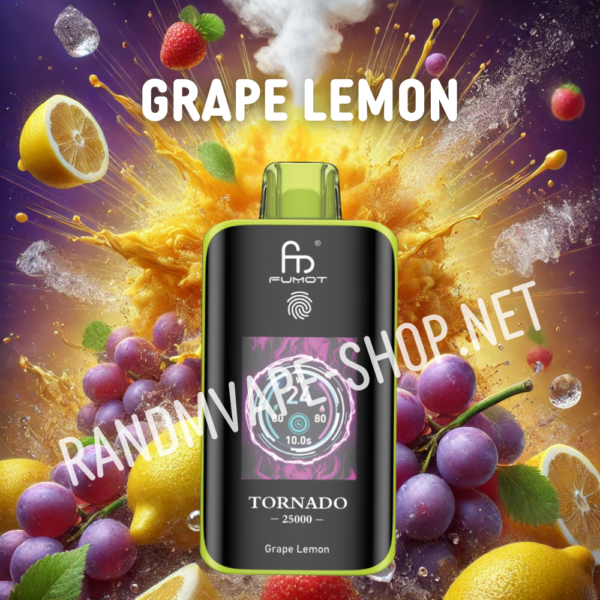 Randm-Tornado-Vape-25000-Grape-Lemon Tornado Vape 25000 Grape Lemon