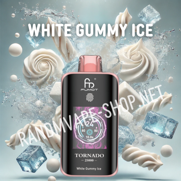 Randm-Tornado-Vape-25000-White-Gummy-Ice RandM Tornado Vape 25000 White Gummy Ice