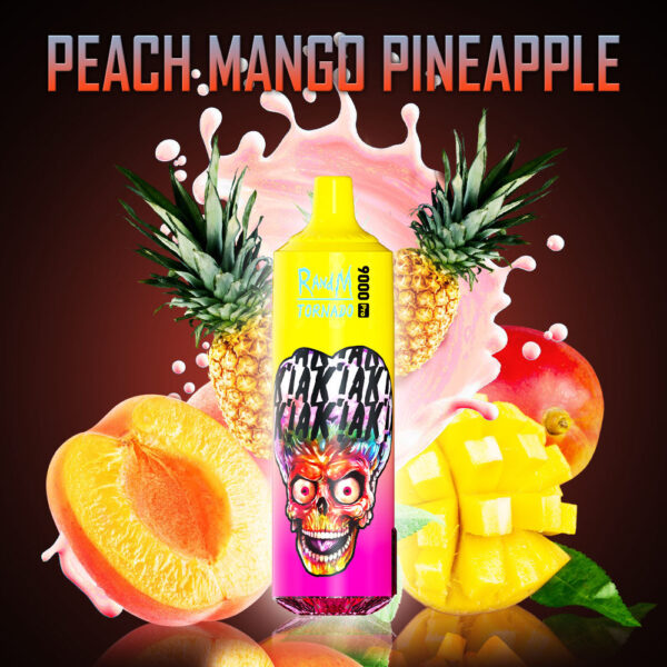 randm-tornado-9000-peach-mango-pineapple RANDM TORNADO 9000
