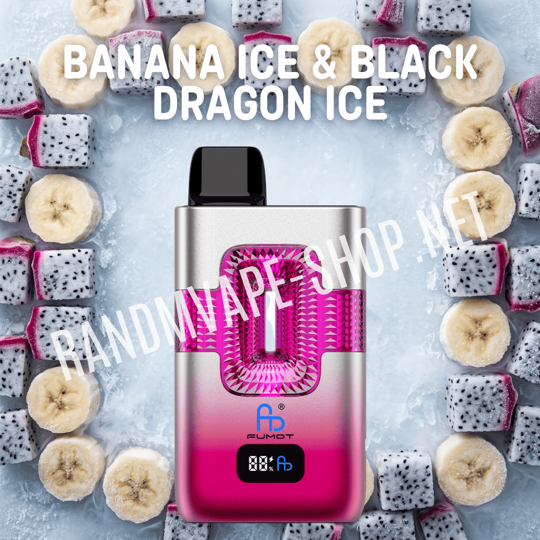 Fumot RandM Dual 2in1 50000 Banana Ice und Black Dragon Ice